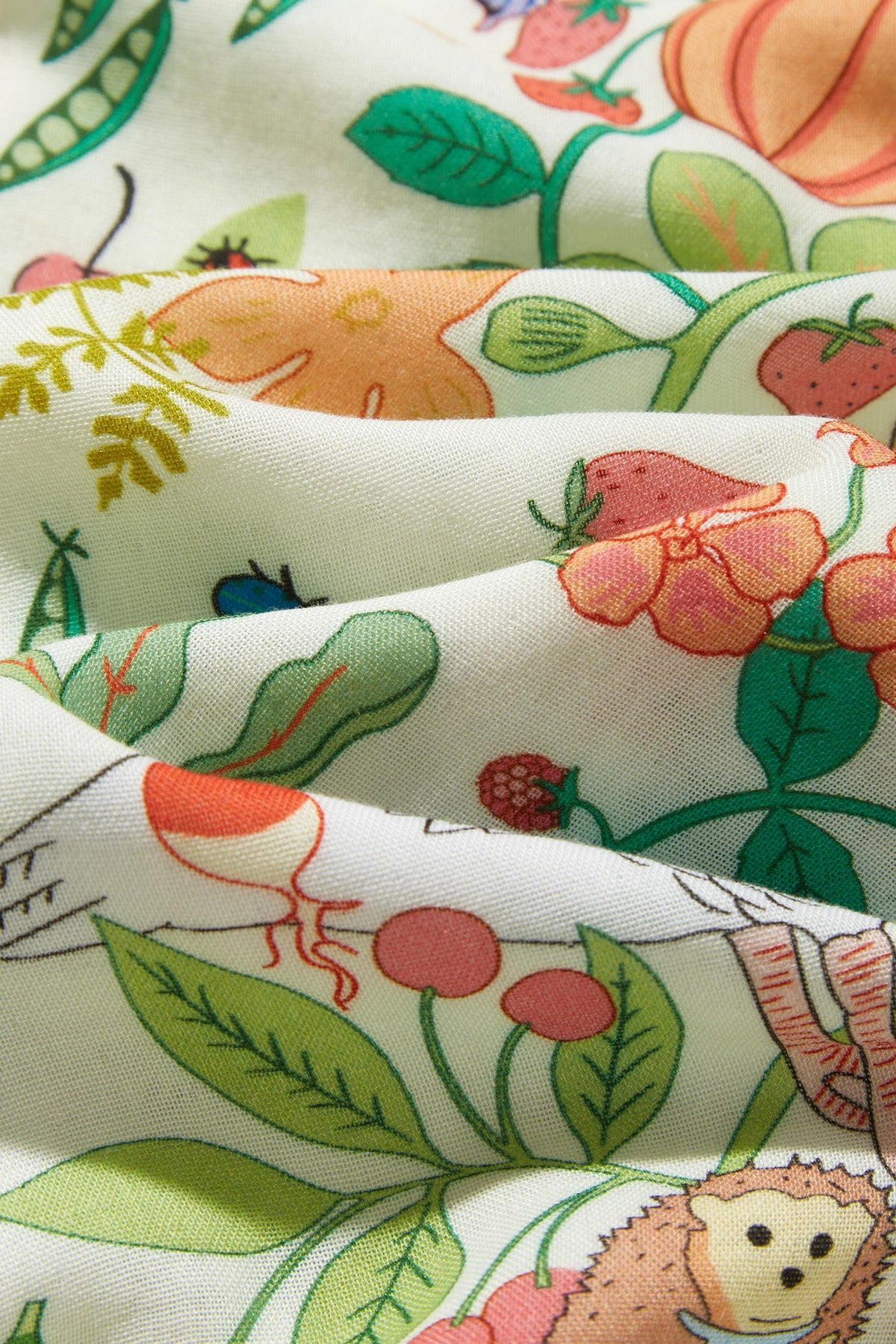 Bamboo Cotton Pajama Set: Botanical Print Loungewear