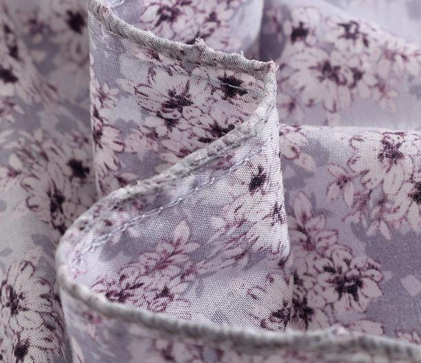 Floral Cotton Pajama Set: Minimalist Lounge Wear