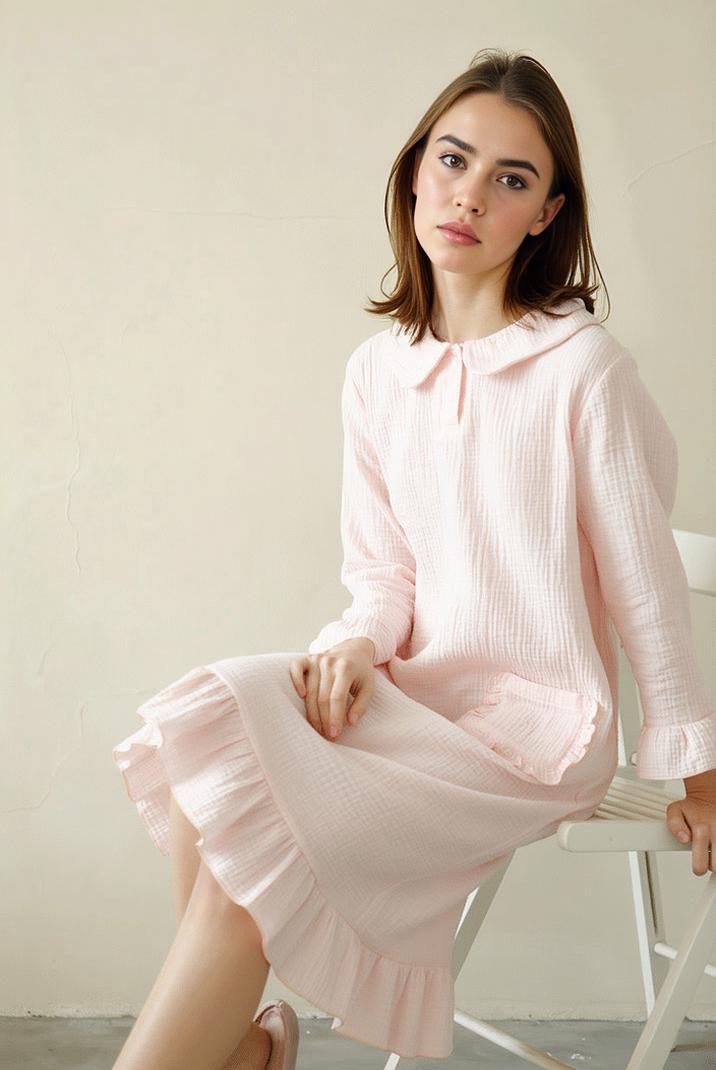 Sweetheart Cotton Nightgown | Soft and Feminine Loungewear for Women