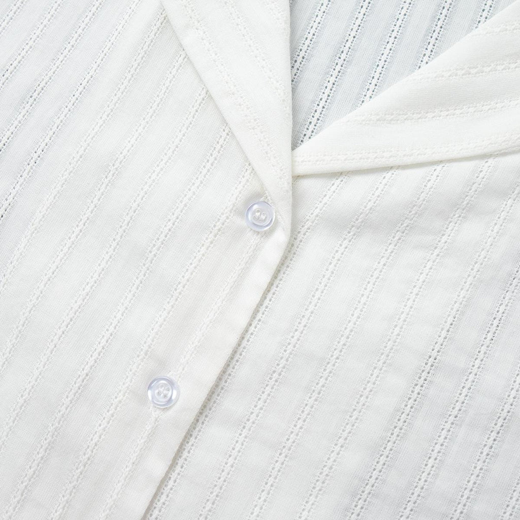 Cotton White Pajama Set: Women's Relaxed Fit Loungewear