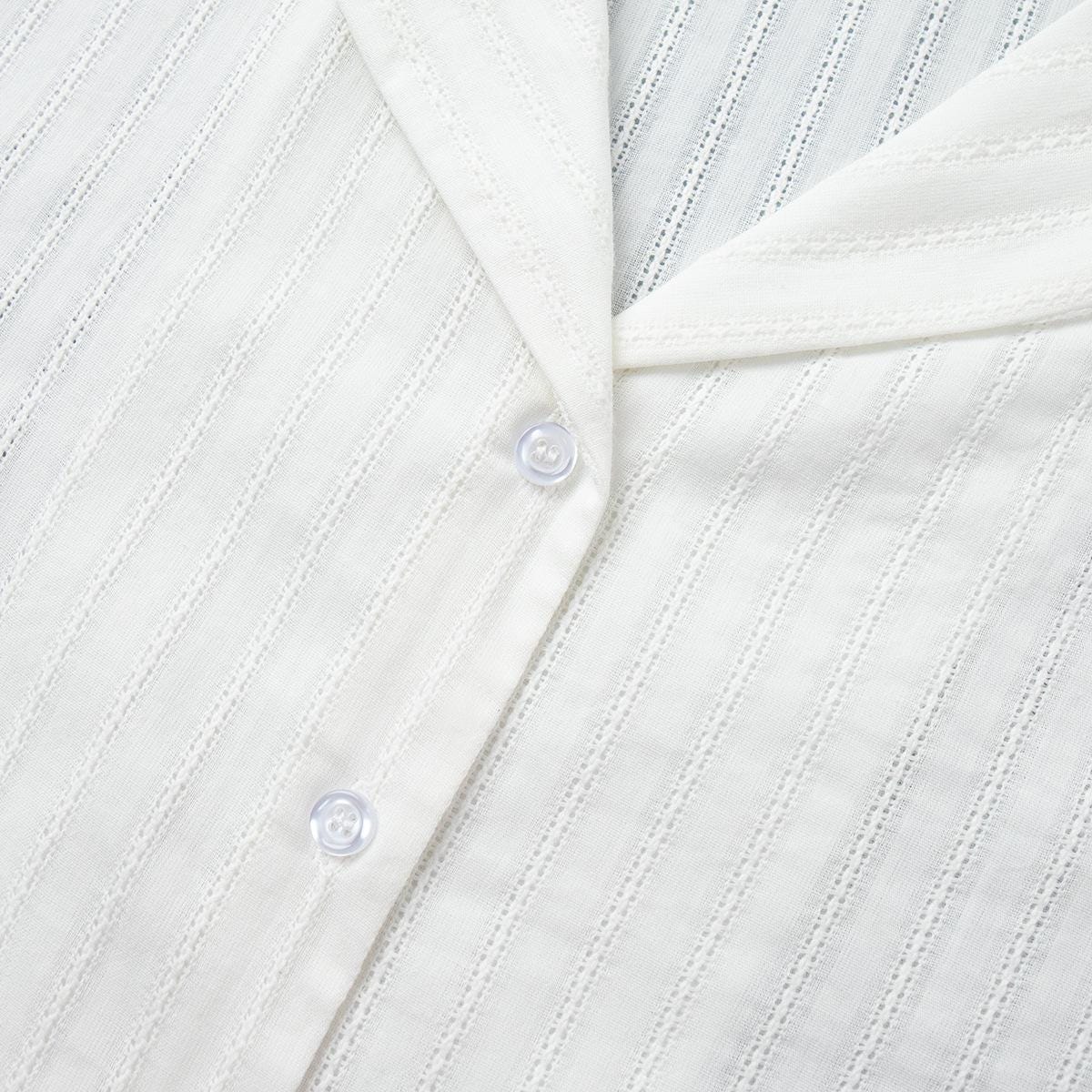 Cotton White Pajama Set: Women's Relaxed Fit Loungewear